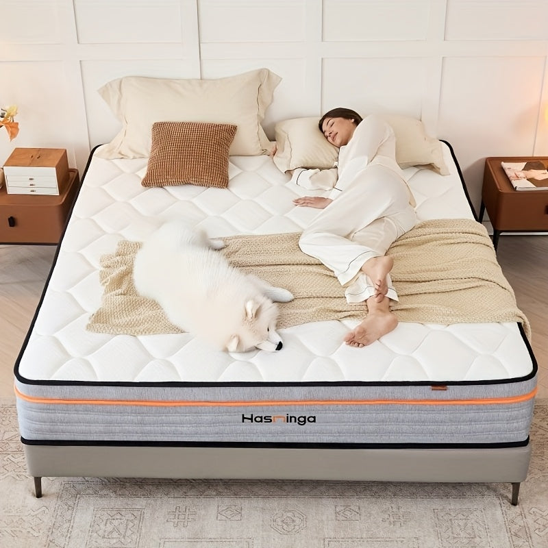 The 12 Inch Memory Sponge And Independent Pocket Spring Mixed Mattress Provides Comfortable And Supportive Sleep, Making It An Ideal Choice for Both Supine And Side Lying Individuals. It Is Suitable for Long-term Use Of European Style Mattresses
