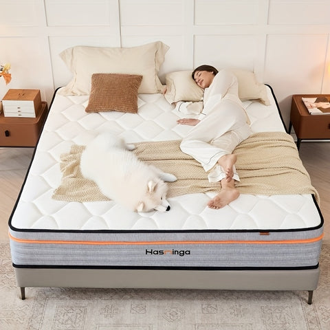 The 12 Inch Memory Sponge And Independent Pocket Spring Mixed Mattress Provides Comfortable And Supportive Sleep, Making It An Ideal Choice for Both Supine And Side Lying Individuals. It Is Suitable for Long-term Use Of European Style Mattresses