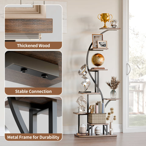 8 Tier Magazine Holders With Light, 65\