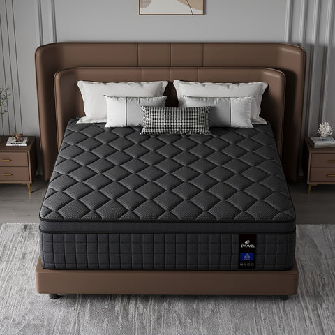 8in\u002F10in\u002F12in\u002F14in Twin, Full, Queen, King, Mattress Memony Foam And Spring, Hybrid Mattress, Medium Firmness, Lumbar Support, for Home RoomsHotels, Boxed,